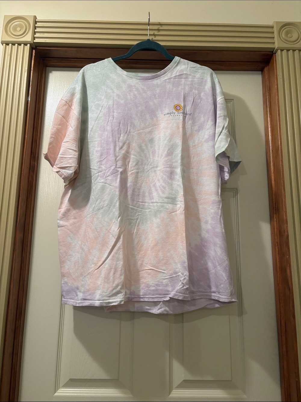 Simply Southern Pastel Tie-Dye Short Sleeve Crewneck T-Shirt